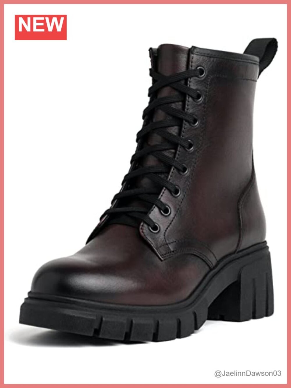 Thursday Boot Company Women's Coda Lace-Up Leather Ankle Boots